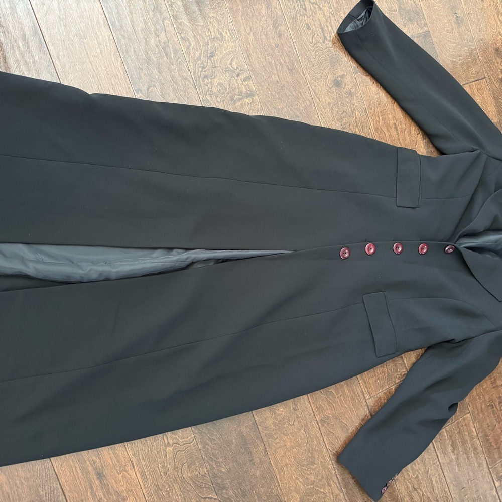 Elegant Black Long Coat
